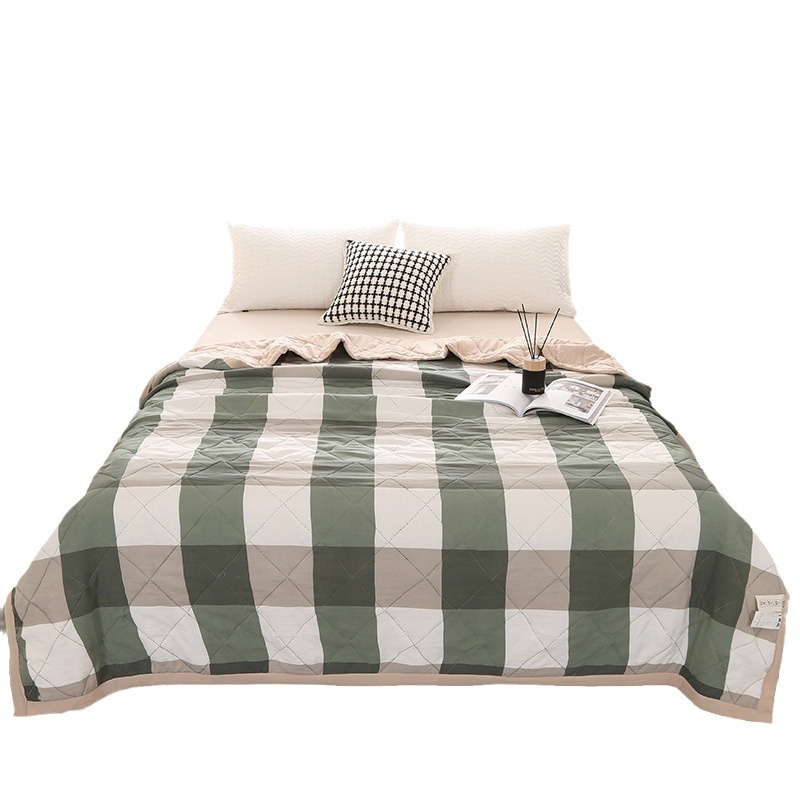 Source factory wholesale wash cotton summer quilt single double summer air conditioning quilt will sell gifts summer cool quilt group purchase wholesale