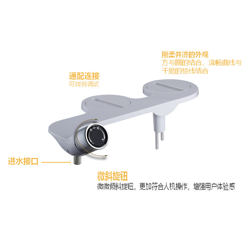 Cross-border foreign trade body cleaner non-plug-in women's cleaner single cold double spray self-cleaning simple installation Butt Cleaner