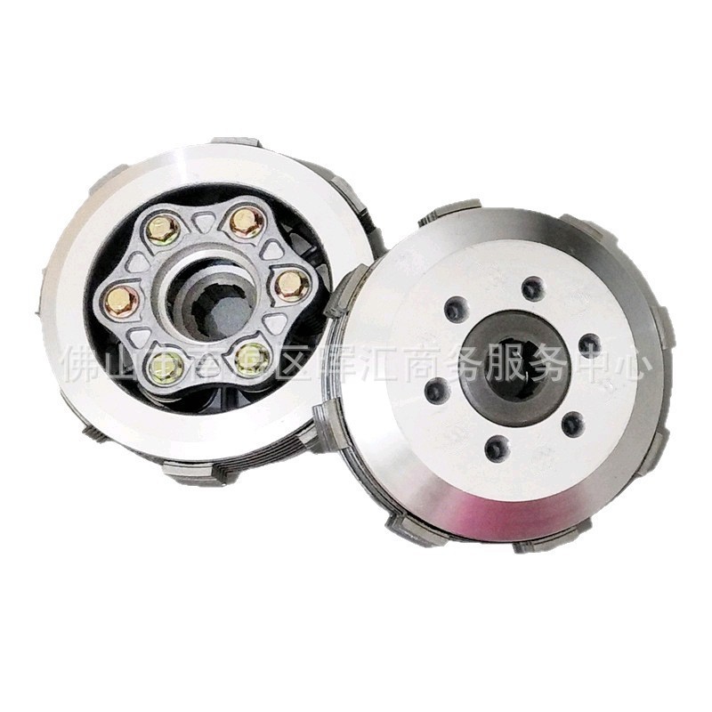 Cross-border manufacturer Zongshen three-wheeled motorcycle accessories small ancient assembly clutch CG200 widened 6 pieces 150FT125