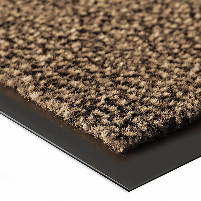 Machine-Woven Nylon Yarn Rubber Tufted Cut Velvet Faro Combination Twisted Polypropylene Pvc Entrance Door Mat Carpet Floor Mat