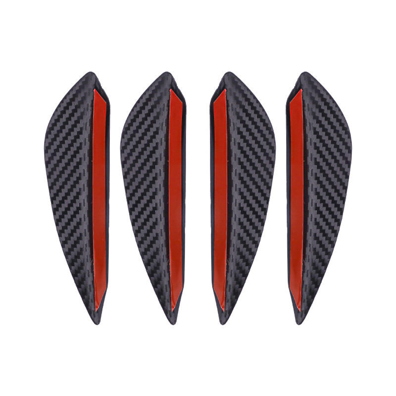 Car Modification Universal Air Knife Appearance Parts Deflector Body Bumper Anti-Collision Rubber Protective Strip Front Bumper Spoiler