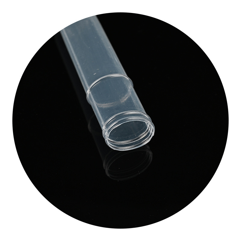 Disposable test tube experimental consumables plastic hose 12*7512*10015*100 sampling test tube plastic test tube