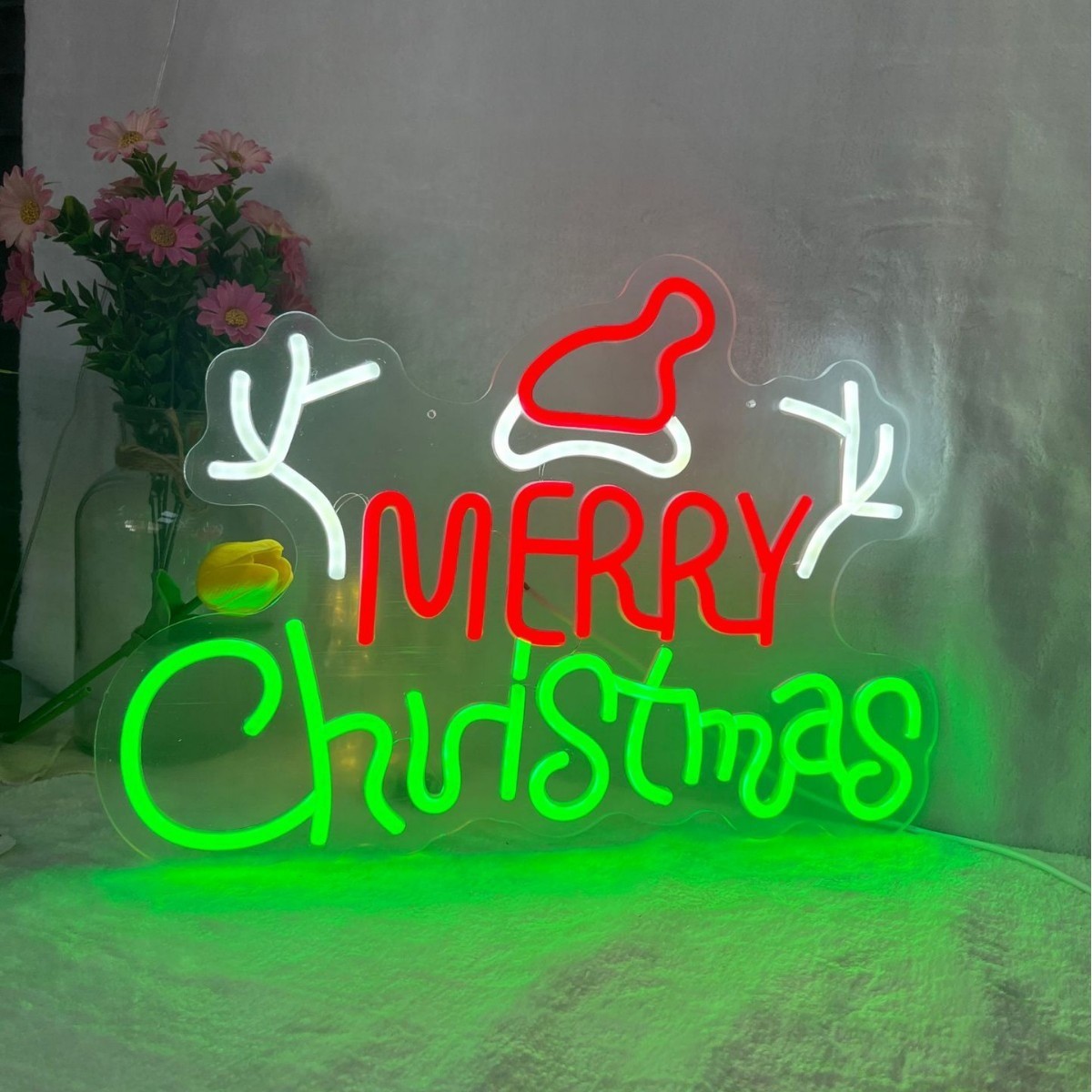 Неоновый свет С Рождеством кросс-бордерный экспорт акриловый светодиодный свет светящийся Хэллоуин декоративный свет