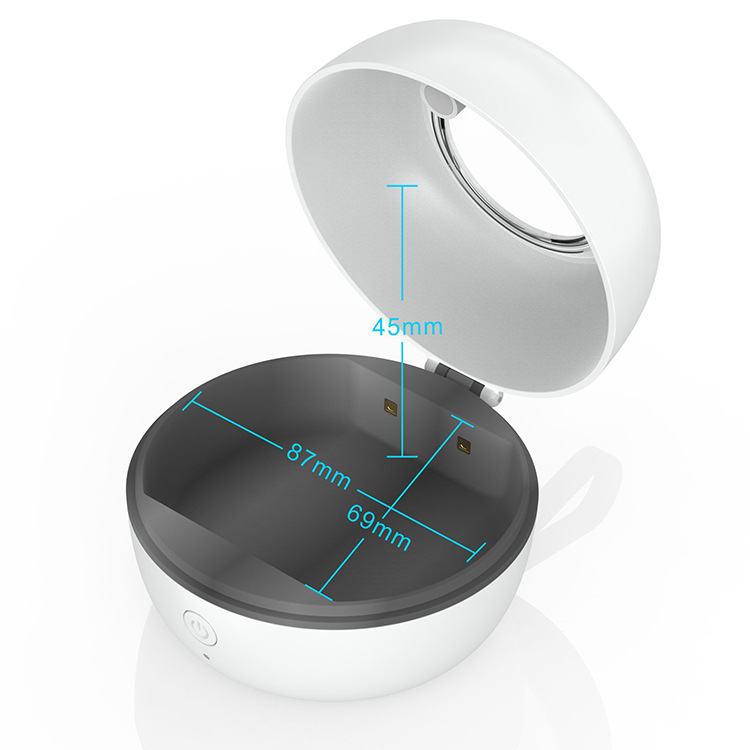 2025 new 2 pacifier disinfection box UV braces 4 UVC denture sterilizer portable AMAZON