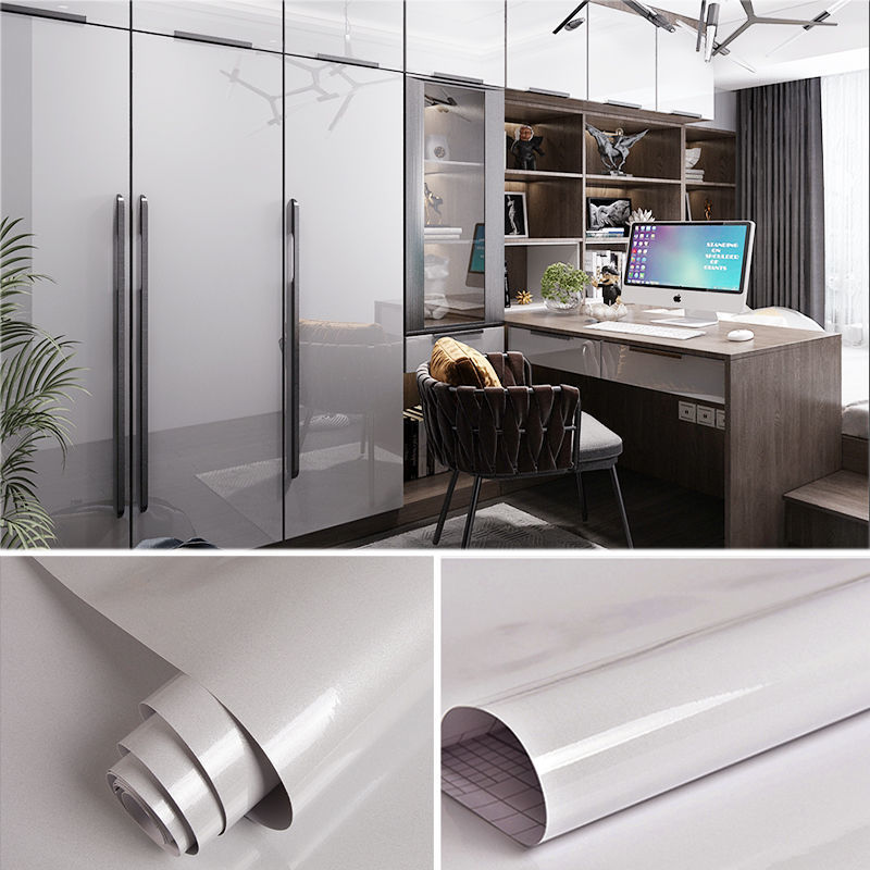 Thickened Cabinet Stickers Waterproof and Oil-Proof Self-Adhesive Kitchen Cabinet Door Furniture Renovation Wardrobe Special Stickers