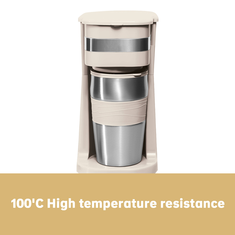 Foreign Trade Cross-Border Small Portable Coffee Machine for Home Use, Office Coffee Beans, American Single-Cup Drip Filter Mini