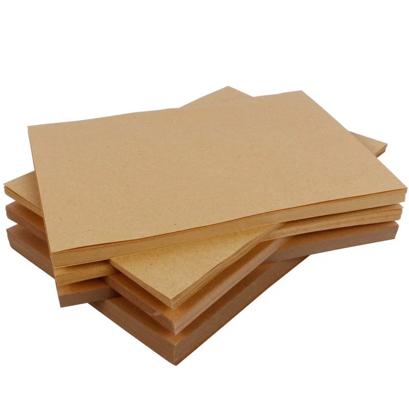 8k kraft paper A3 cover paper raw wood pulp thickened 350g kraft paper A4 printing paper 70g handmade kraft paper