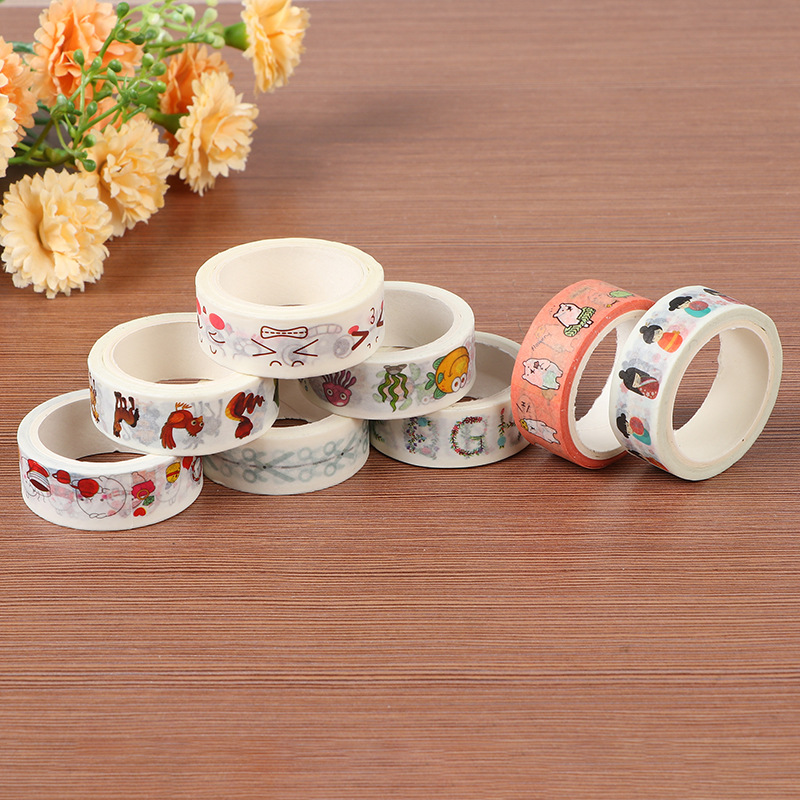A variety of cartoon characters hand account stickers and paper tape community surrounding creative printing hand account tape wholesale