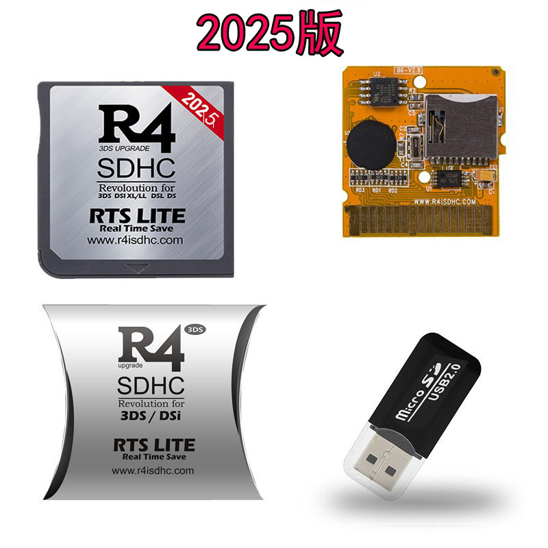 Version 2025 Silver Card 3Ds Nds Ndsll Card 2024 R4I Gold Card Nds Burning Card