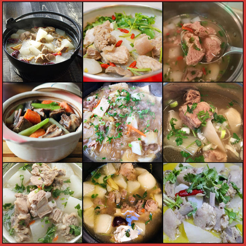 Stewed beef and mutton seasoning package stewed mutton soup beef soup commercial household lamb chops bone special seasoning package