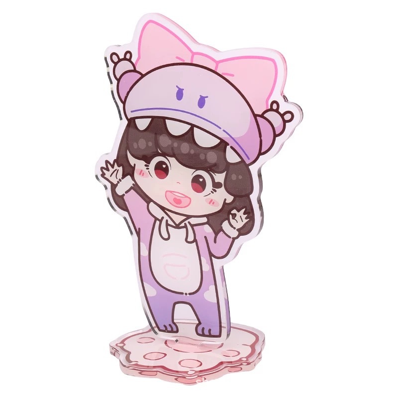 Acrylic Keychain Customized Celebrity Anime Cartoon Handheld Check-In Card Concert Support Peripheral Stand Customization