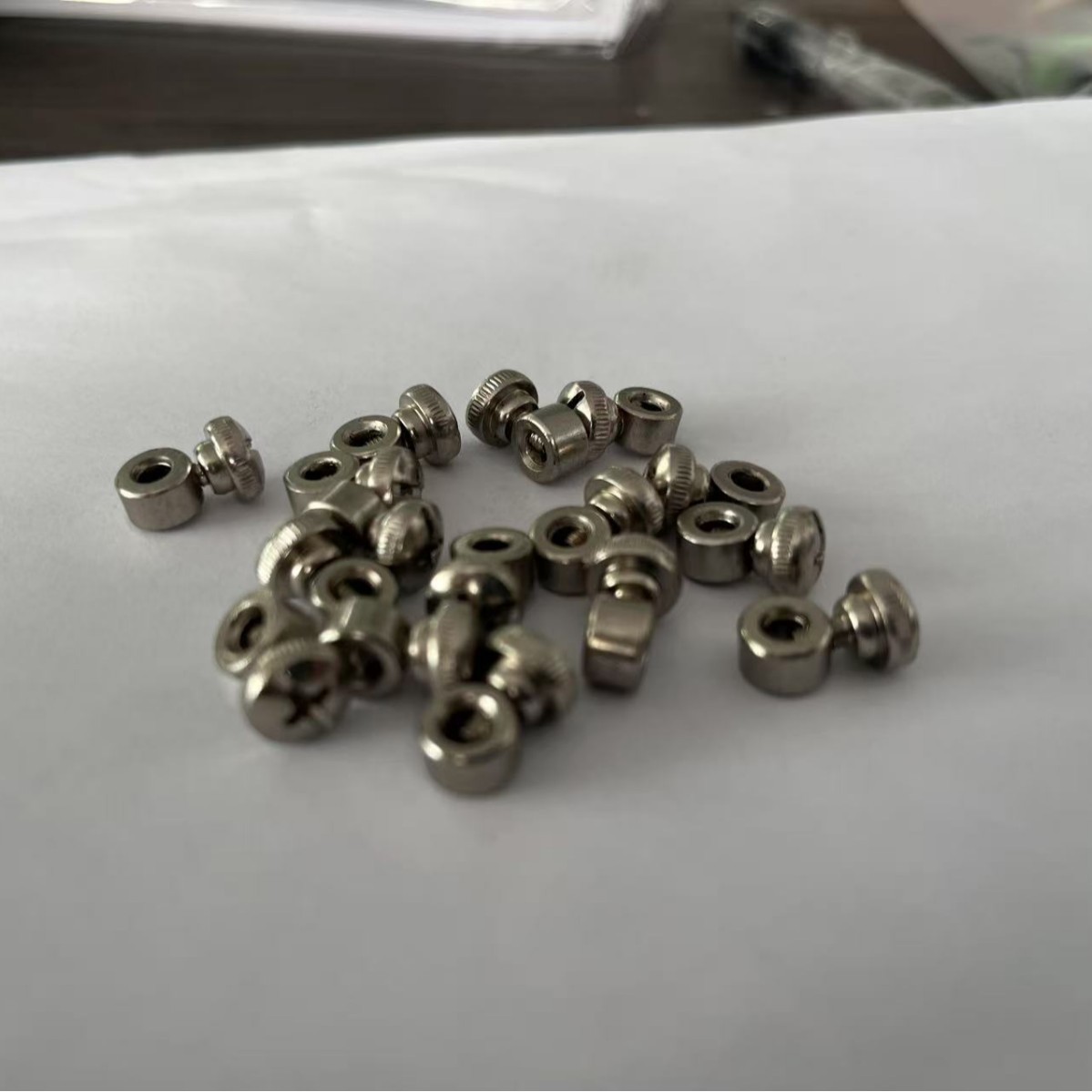 Metal Skipping Rope Adjustment Screw Hand-Twisted Knurled M3 Single-Hole Buckle Accessory Steel Wire Parent-Child Interaction