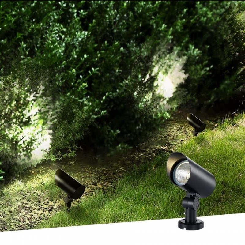 Tree light outdoor waterproof landscape light flood light color spotlight garden villa courtyard plug-in led tree light