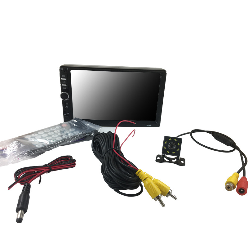 Universal 7inch Car Mp5 Player 2Din Dual-Dvd Player with Reversing Bluetooth Radio 7018B Car Mp5 Player