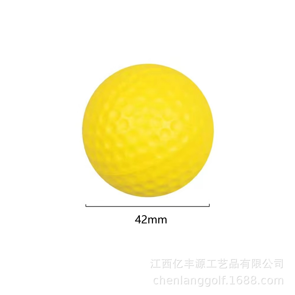 Golf Sponge Ball Teaching Indoor Practice Pu Elastic Practice Ball Kidsren's Toys Multi-Color Soft Ball Pet Ball