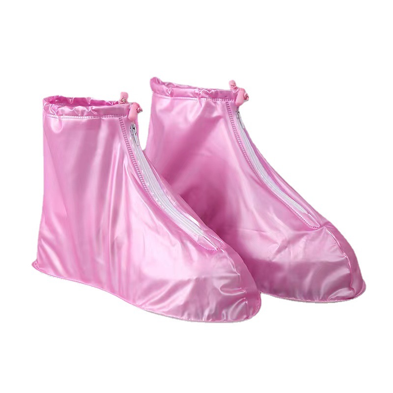 Rainproof Shoe Cover Waterproof Non-slip Men's and Women's Outdoor Travel Hiking Rain Boots Cover Thickened Wear-resistant Rain Boots Shoe Cover