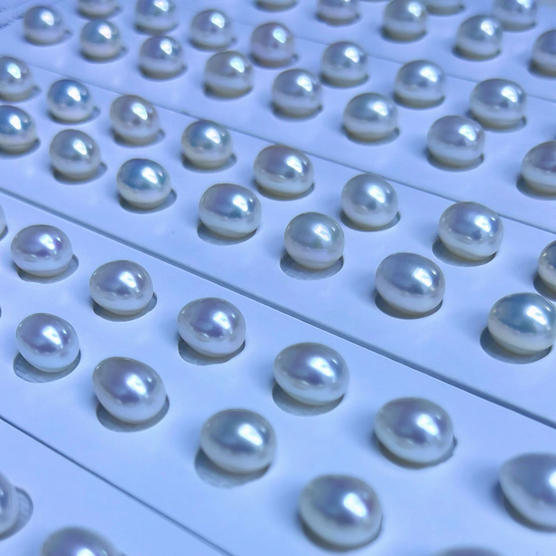 Half-Hole/Full-Hole Water Drop Rice-Shaped Pearls 6.5-7mm Freshwater Natural Pearl Earrings Earrings Accessories Loose Beads Bare Beads