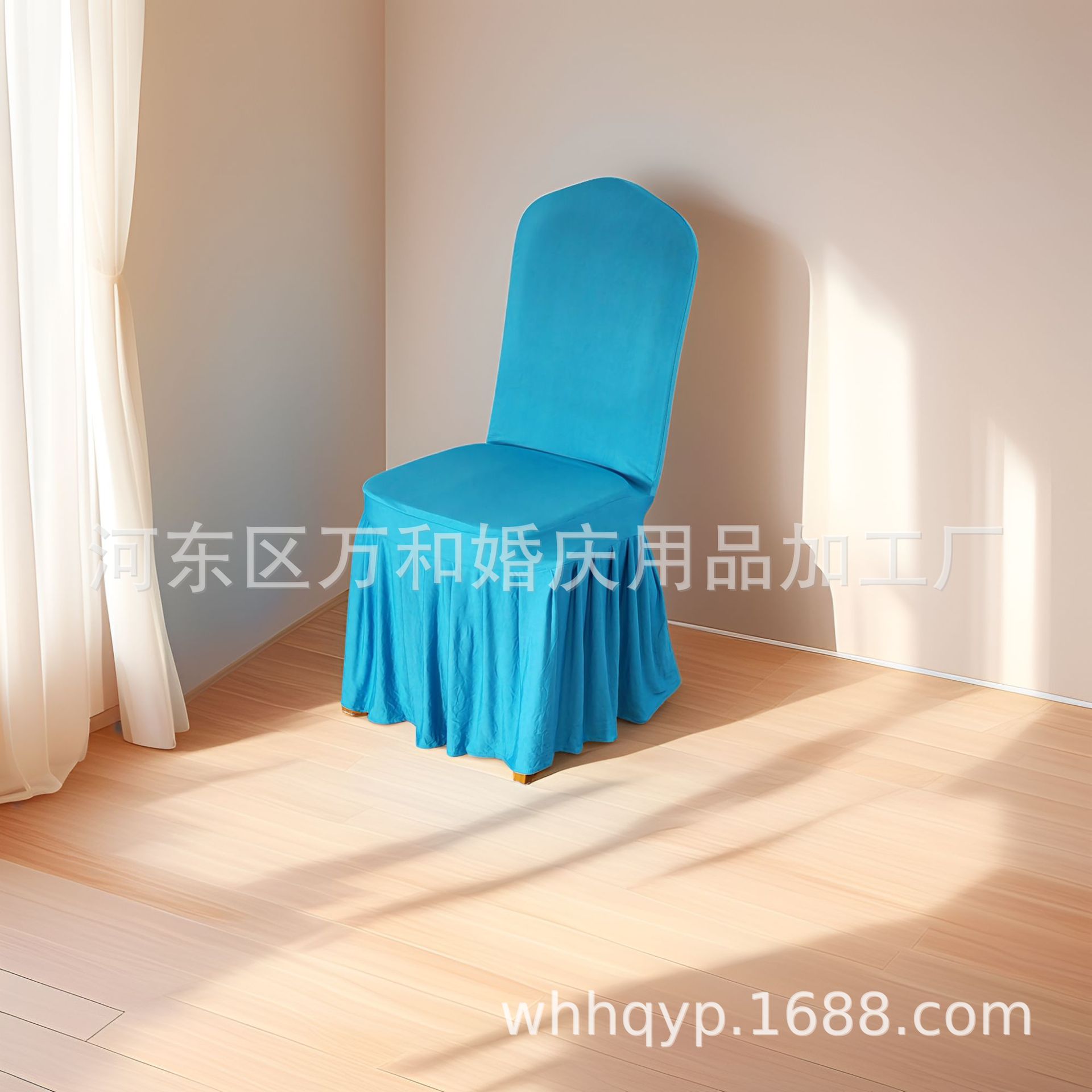 Cross-Border Thickened Solid Color Elastic Chair Covers for Hotels, Weddings, Celebrations, Full-Cover Banquet Stool Covers Manufacturer
