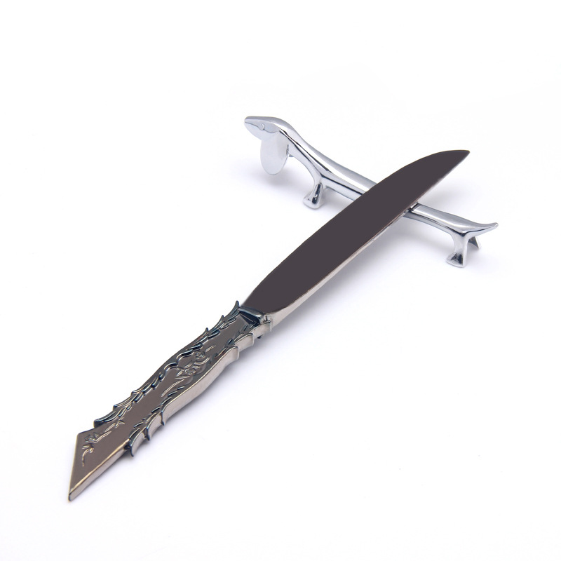 Factory direct stainless steel chopstick holder metal dog animal chopstick holder in stock supply Japanese chopstick holder