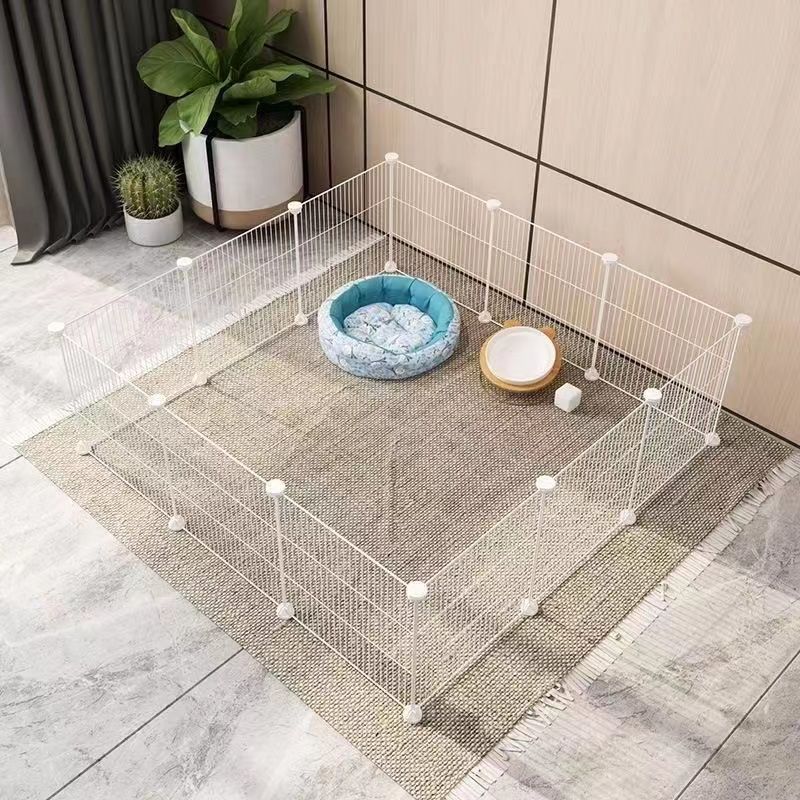 Pet Kitten Fence Encrypted Mesh Splicing Magic Piece Cage Chinchilla Rabbit Squirrel Small Pet Cage Puppy Cage Anti-Escape