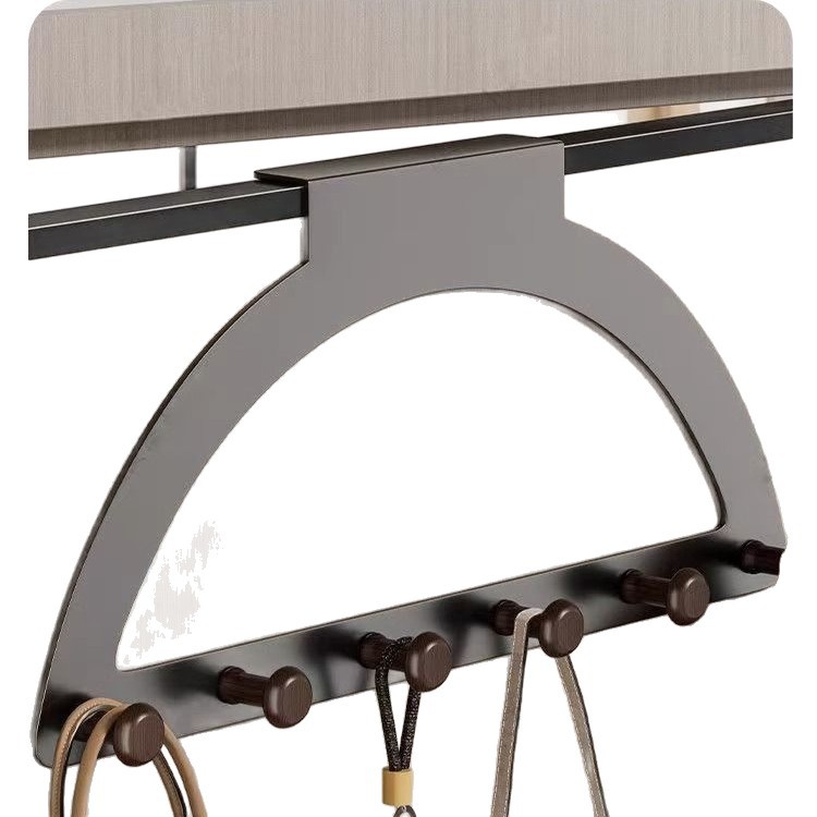 Over-The-Door Hook for Hanging Clothes, Bedroom Door Rack, No-Drill Door-Back Storage Organizer, Coat Hook