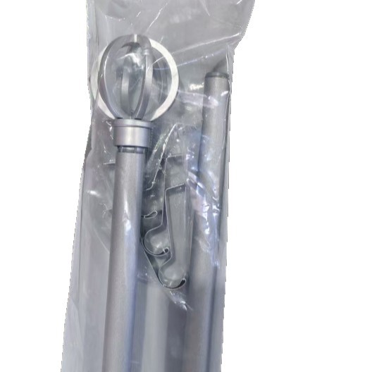 Telescopic curtain rod simple telescopic rod Roman rod track manufacturers thickened single curtain rod metal rod price excellent span