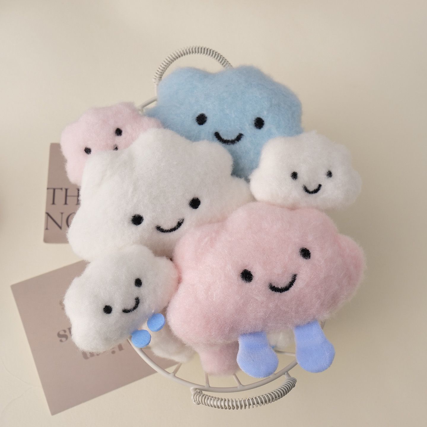 Милый и сладкий мультяшный плюшевый облачный кулон брошь ручная работа DIY ювелирные аксессуары кулон для рюкзака одежды