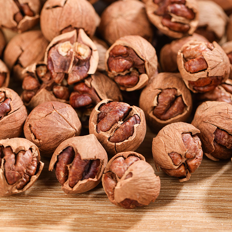 New product very good peeling pecan cream nut fried snacks good peeling pecan hand peeling pecan