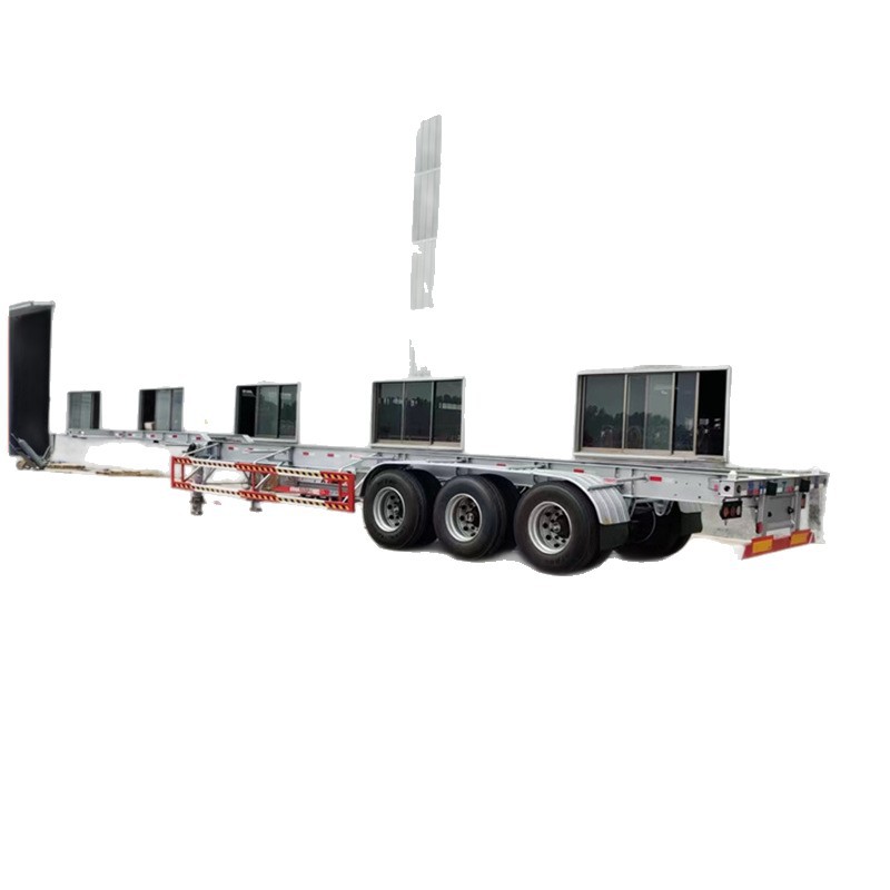 Foreign Trade Export Skeleton Truck Semi-Trailer Skeleton Container Transport Truck Port Logistics Transport Truck Cross-Border Special Vehicle