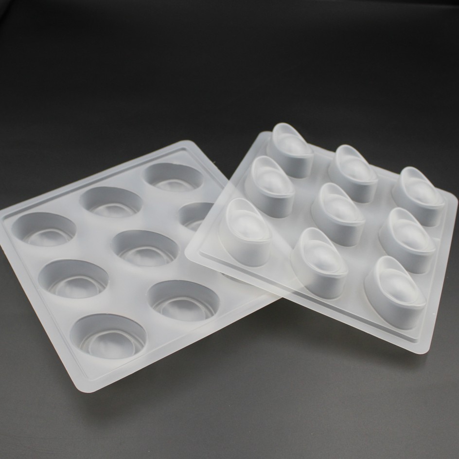 Gold ingot rice cake PP mold 9 large gold ingot jelly mold chocolate mold blister mold