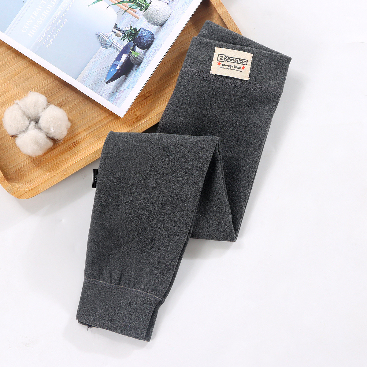 Children's Boneless Velvet Leggings, Autumn Pants, Warm Single-Piece Pants, Medium and Large Kidsren's Velvet Pants, Autumn and Winter