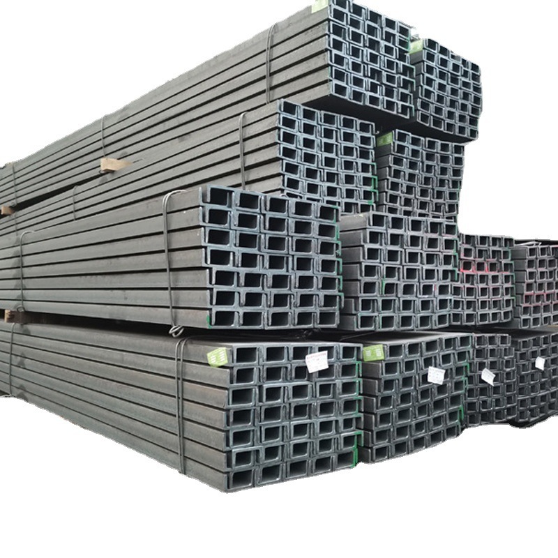 Galvanized Steel Channel Supply # 5 # 8 # 10U-Shaped Steel High-Frequency Welded Curtain Wall Steel Beam Bending Hot-Rolled I-Shaped Steel Structure