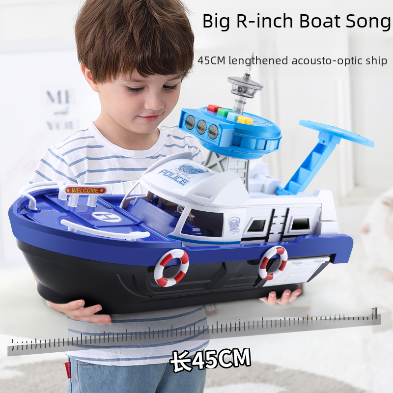 Track Ship Speedboat Toy Car Car Set Various Cars Nautical Model 3-4 Years Old Children 6 Educational Boys
