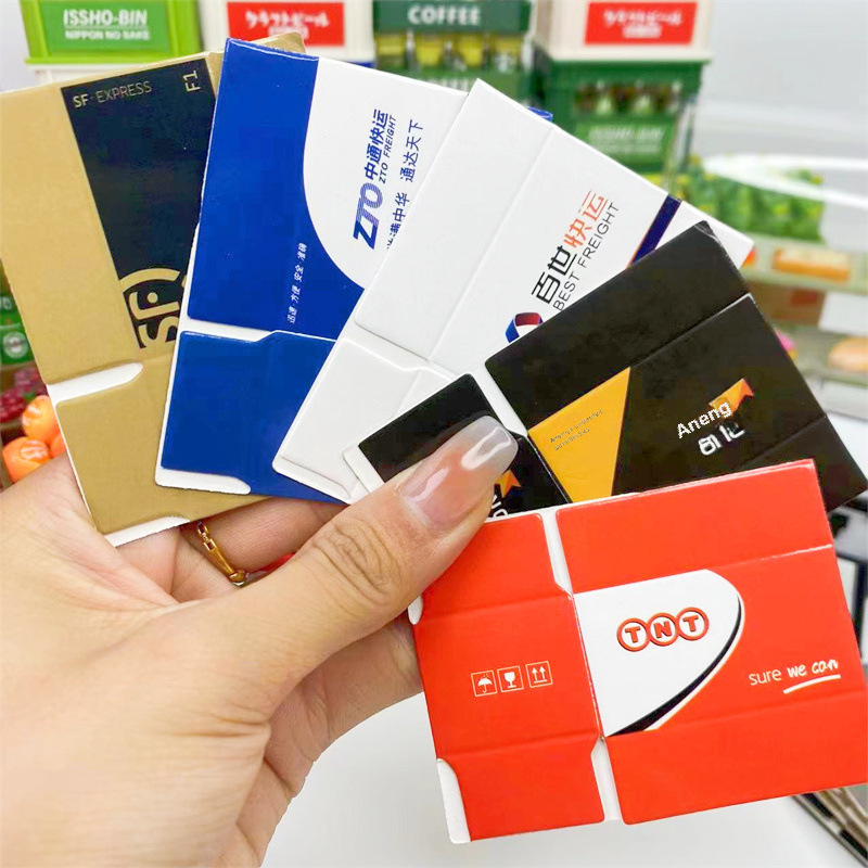 Dollhouse doll house mini simulation paper express carton miniature express box model OB11 toy