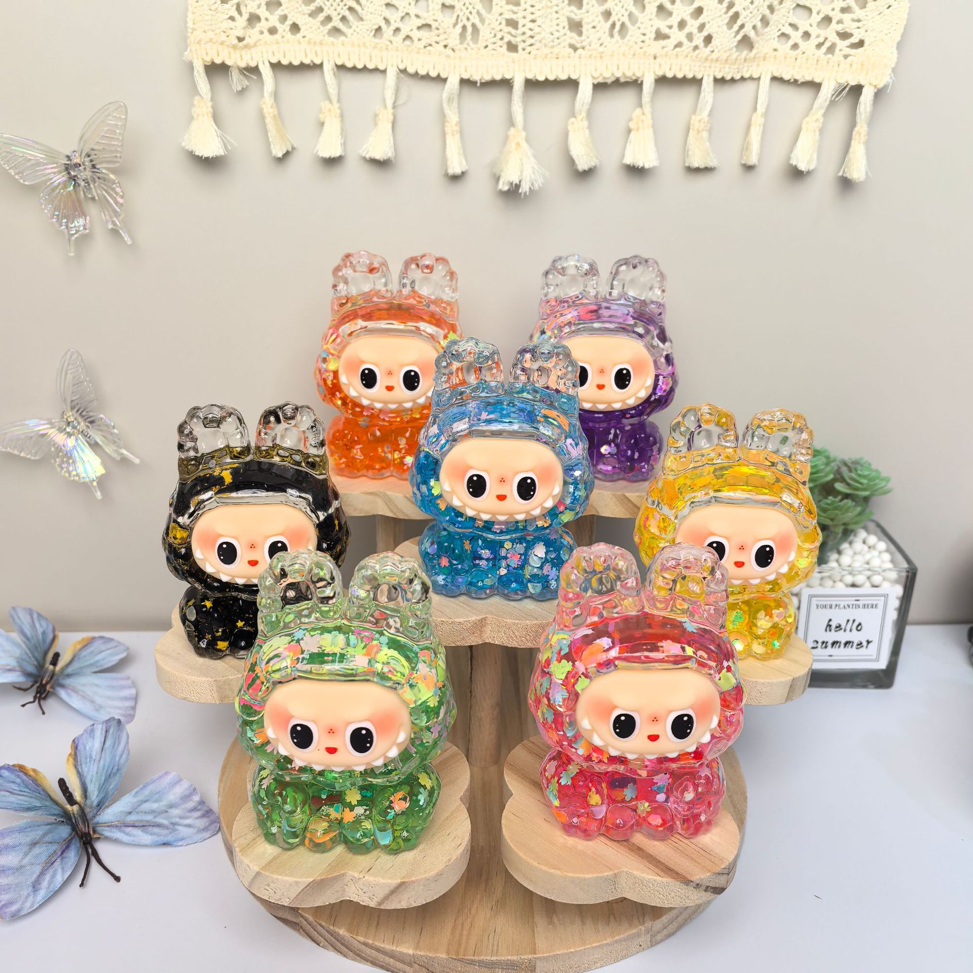 Креативные украшения с жидким песком, слепые коробки, милые куклы, модные украшения, оптовая продажа