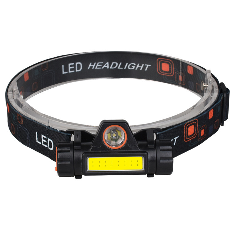Headlight Strong Light Led Daily Charging Dual Light Source Magnet Hiking Mountaineering Night Fishing Outdoor Head-Mounted Work Light