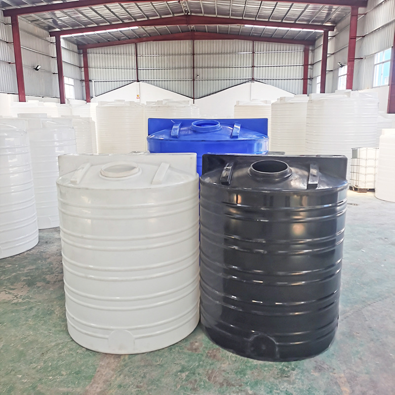 Plastic Mixing Barrel 1 Ton 2 Ton 3 Ton 5 Ton Acid and Alkali Resistant Dosing Box Water Treatment Metering Barrel Dissolution Mixing Tank