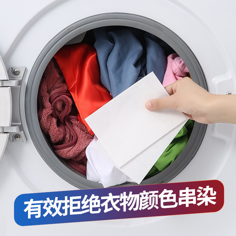 Color Catcher Sheets Prevent Color Bleeding and Fading, Non-Staining Laundry Sheets for Home Washing Machines, Family Pack, Anti-Dyeing Color Absorbing Sheets