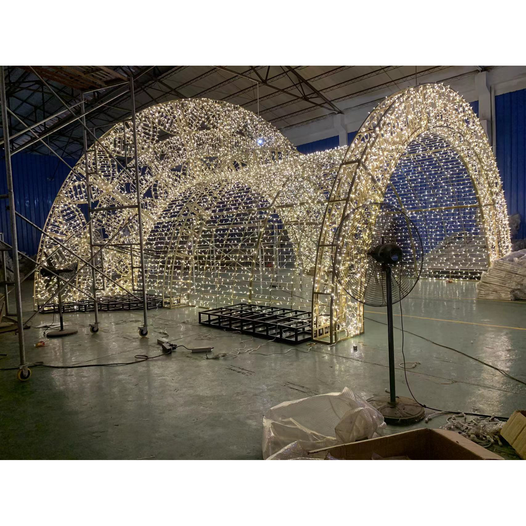 Customized Cross-Border Lighting Outdoor Led Tunnel Arch Landscape Creative Atmosphere Decorative Ornaments Lamps