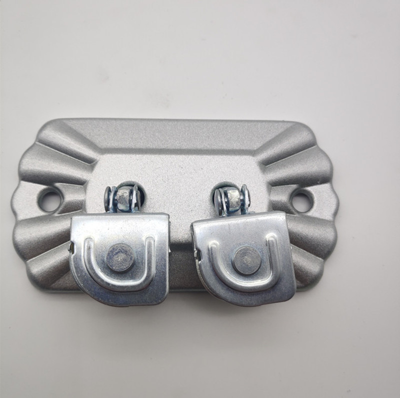 Lifting clothes hanger accessories iron bracket hand-cranking corner rack top wheel thickened full rigid bracket buffer core pulley