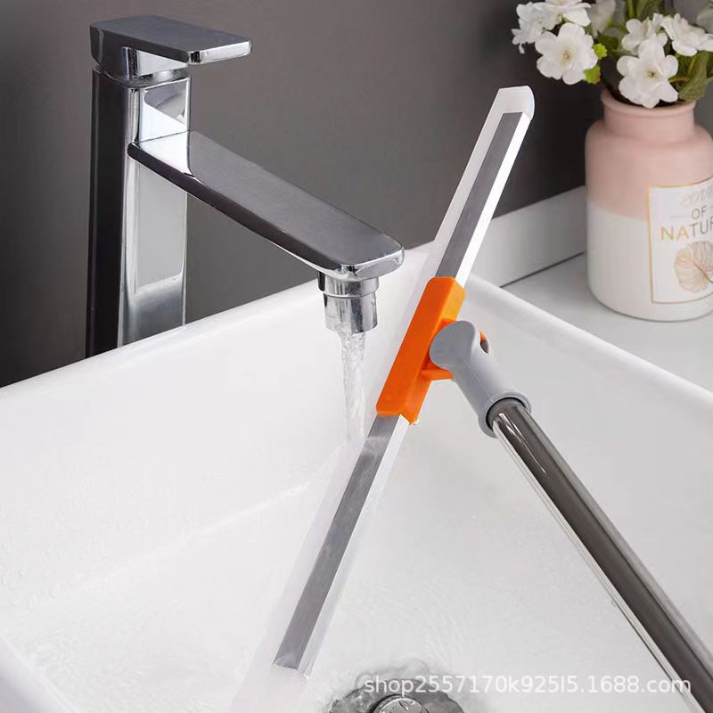 Silicone Sweeping Magic Broom Household Floor Bathroom Cleaning Toilet Wiper Artifact Hair Broom Wiper