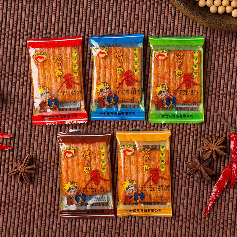 [Exclusive to Lightning Warehouse] Mouth-Watering Spicy Nostalgic Small Spicy Strips 6G/Pack, Same Style as Supermarket Spicy Gluten Strips