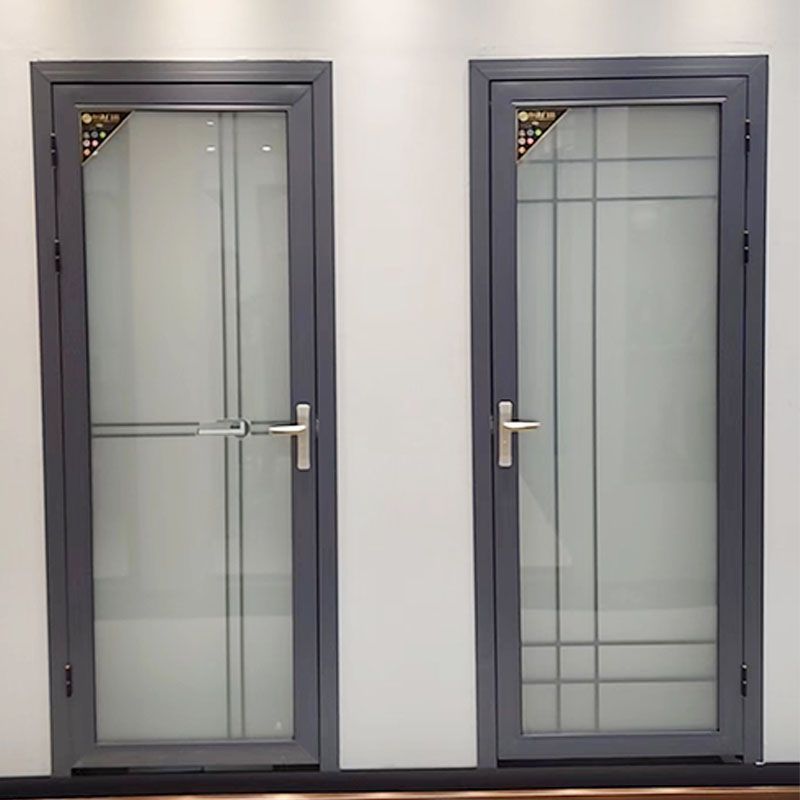 Готовая дверь для ванной, комплект стеклянной двери, установка двери из титано-магниевого алюминия, одна дверь, новая оптовая поставка с фабрики