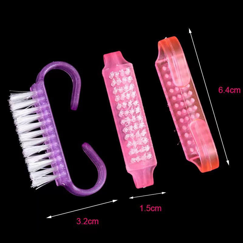 Nail Brush Customized Manufacturer Directly Supply Manicure Tools Small Horn Brush Nail Brush Clear and Bright Nail Brush Wholesale