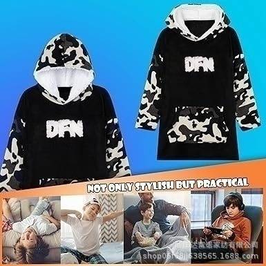 Lazy Clothes, Blanket Hoodie for Boys, Teenagers, Lazy People, Wearable Blankets, Extra Long Lazy Clothes