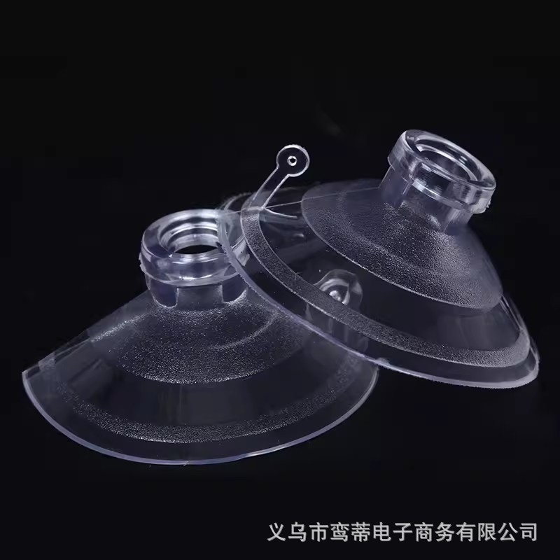 Wedding car decoration 4cm transparent suction cup lollipop wedding car decoration suction cup float fixed mushroom head strong suction cup