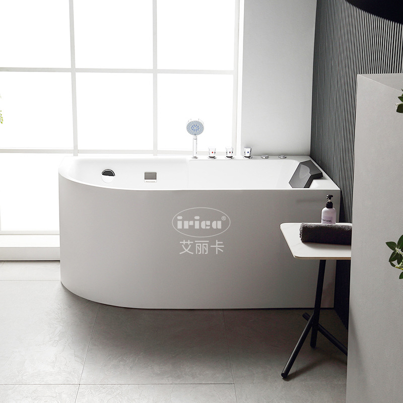 Supply acrylic hotel intelligent massage bath independent adult constant temperature lights bubble net red bathtub