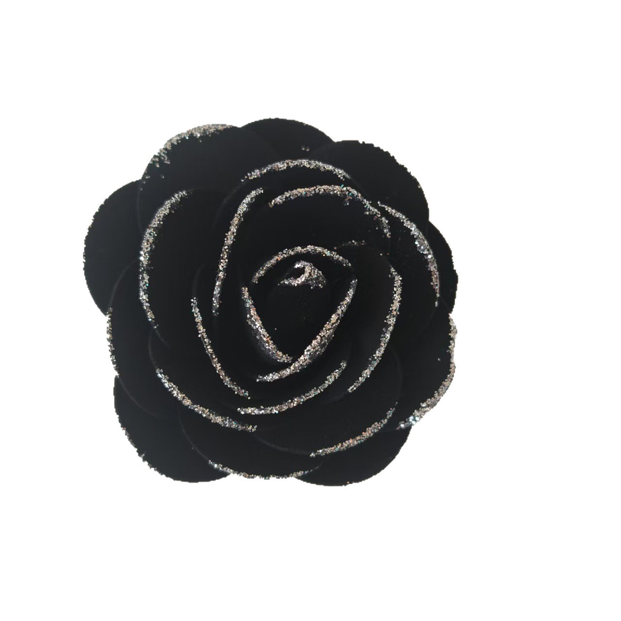 Factory Direct Delivery 8cm Foam Spray Gold Powder Artificial Pe Foam Rose Head Serrated Rose Wedding Flower Ball Material