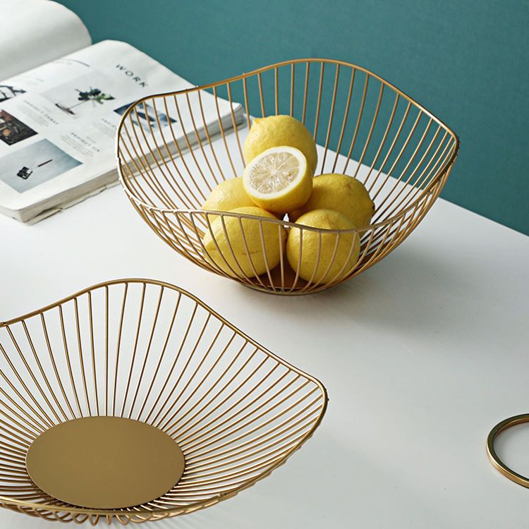 Фруктовая тарелка в форме лотоса, европейский стиль, высокая эстетика, корзина для фруктов, закусочная тарелка