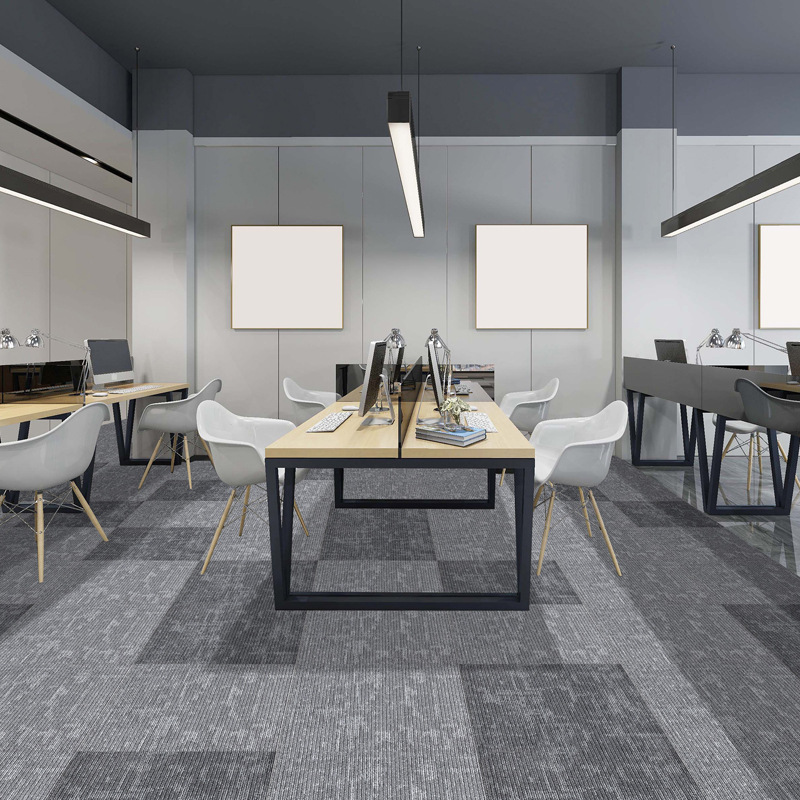 Серый офисный ковер Huade Европа и Америка, клубный квадратный плед 50 см, патчворк